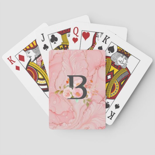 Letter B Pokerkaarten (Achterkant)