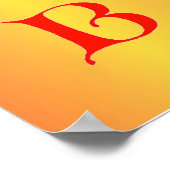 Letter B Poster (Hoek)