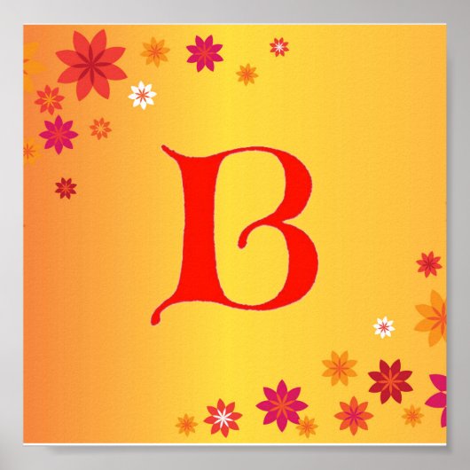 Letter B Poster (Voorkant)