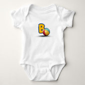 Letter B Romper (Voorkant)