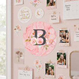 Letter B Ronde Sticker
