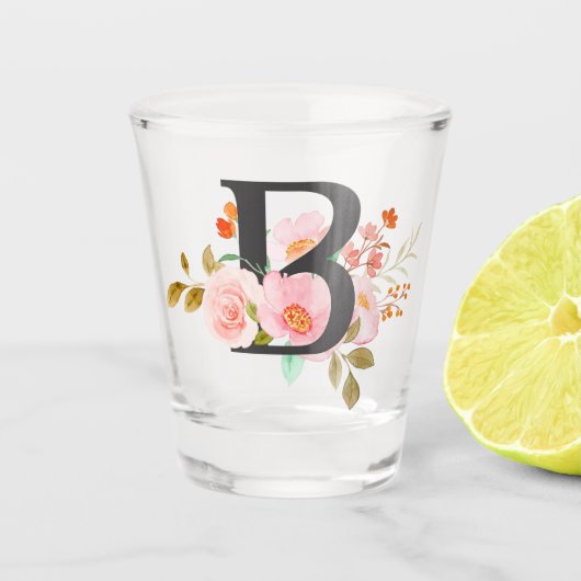 Letter B Shot Glas (Voorkant)