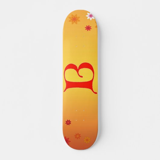 Letter B Skateboard (Voorkant)