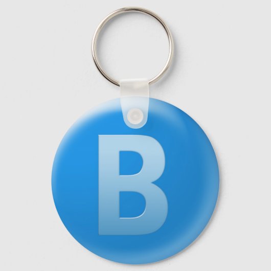 Letter B Sleutelhanger (Voorkant)