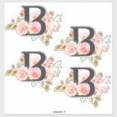 Letter B Sticker (Vel)