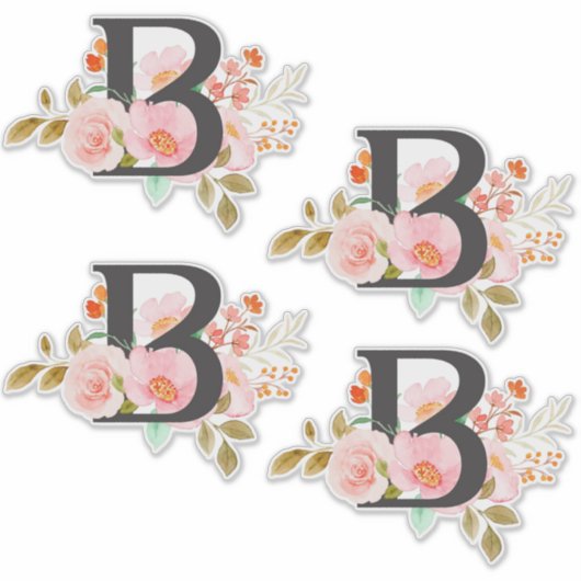 Letter B Sticker (Voorkant)