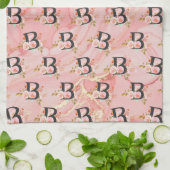 Letter B Theedoek (Gevouwen)
