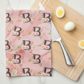 Letter B Theedoek (Quarter Fold)