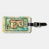 Letter B Treasure Map Bagagelabel (Voorkant horizontaal)