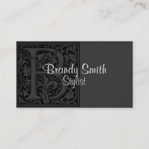 letter B Visitekaartje