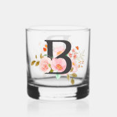 Letter B Whisky Glas (Voorkant)