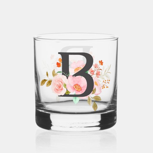 Letter B Whisky Glas (Voorkant)