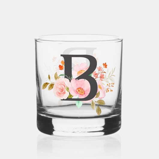 Letter B Whisky Glas (Achterkant)