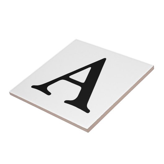 Letter-bestanden Tegeltje (Zijkant)