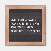 Letter Board Quote Fridge Magnet (Voorkant)