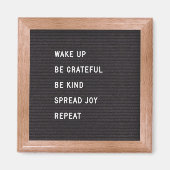 Letter Board Quote Fridge Magnet (Voorkant)