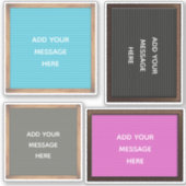 Letter Boards Marquee Signs Custom Bericht Sticker (Voorkant)