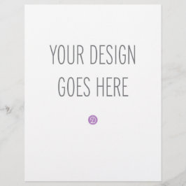 Letter-brochures (8 x 11,5 inch) flyer