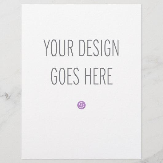 Letter-brochures (8 x 11,5 inch) flyer (Voorkant)