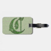 Letter C Bagagelabel (Achterkant horizontaal)