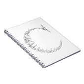 Letter C Bone Initiaal Notitieboek (Rechterzijde)