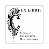 Letter C Botanische Ex Libris Boekplaat Stempel (Afrduk)