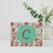 letter C Briefkaart (Staand voorkant)