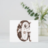 letter C Briefkaart (Staand voorkant)