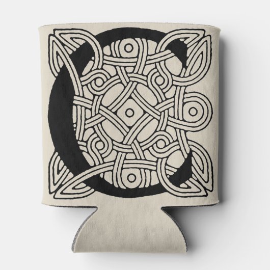 Letter C Celtic Knot Monogram Blikjeskoeler (Achterkant)