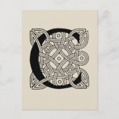 Letter C  Celtic Knot Monogram Briefkaart (Voorkant)
