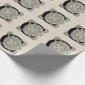 Letter C  Celtic Knot Monogram Cadeaupapier (Hoek)