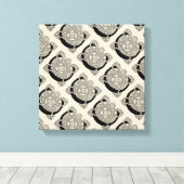 Letter C  Celtic Knot Monogram Canvas Afdruk (Insitu (Houten vloer))