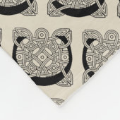 Letter C  Celtic Knot Monogram Fleece Deken (Hoek)