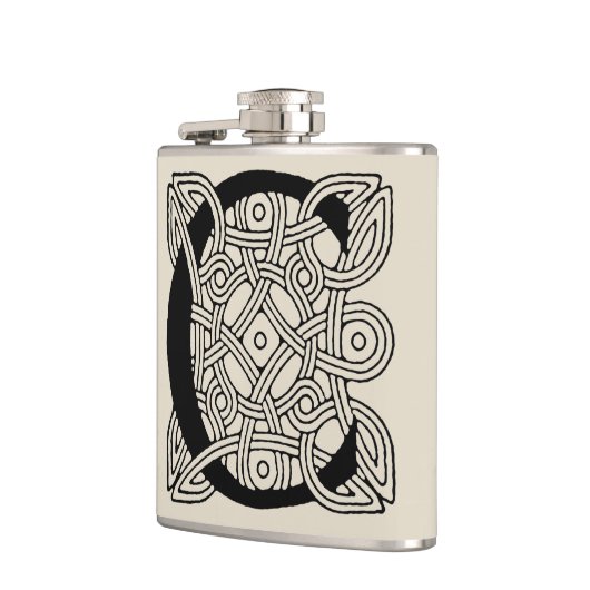 Letter C Celtic Knot Monogram Heupfles (Links)