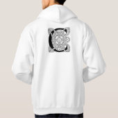 Letter C  Celtic Knot Monogram Hoodie (Achterkant)