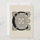 Letter C  Celtic Knot Monogram Kaart (Voorkant)