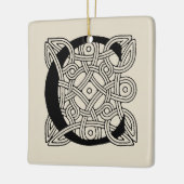 Letter C  Celtic Knot Monogram Keramisch Ornament (Links)