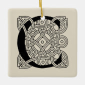 Letter C  Celtic Knot Monogram Keramisch Ornament (Voorkant)