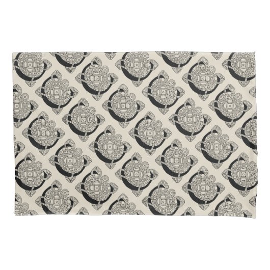 Letter C  Celtic Knot Monogram Kussensloop (Voorkant-Links)