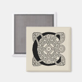 Letter C  Celtic Knot Monogram Magneet (Voorkant / Achterkant)