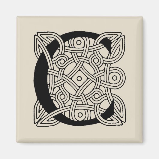 Letter C  Celtic Knot Monogram Magneet (Voorkant)