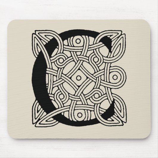Letter C Celtic Knot Monogram Muismat (Voorkant)