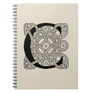 Letter C  Celtic Knot Monogram Notitieboek