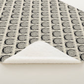 Letter C Celtic Knot Monogram Sherpa Deken (3/4)