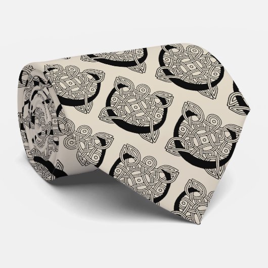 Letter C  Celtic Knot Monogram Stropdas (Opgerold)