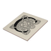 Letter C  Celtic Knot Monogram Tegeltje (Zijkant)