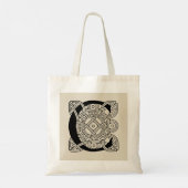 Letter C  Celtic Knot Monogram Tote Bag (Achterkant)