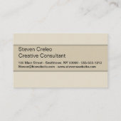 Letter C  Celtic Knot Monogram Visitekaartje (Achterkant)