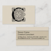 Letter C  Celtic Knot Monogram Visitekaartje (Voorkant / Achterkant)