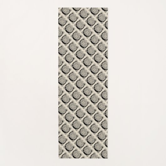 Letter C  Celtic Knot Monogram Yogamat (Voorkant)